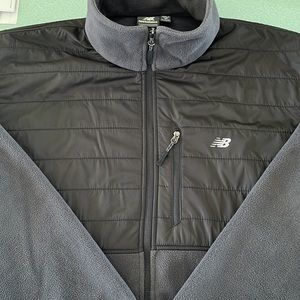 New Balance Mans Jacket Size XL Color Black/Gray